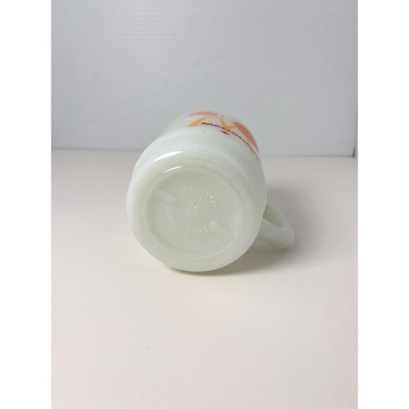 Vintage McDonalds Good Morning Canada coffee mug - Milk Glass by Anchor Hocking - Picture 6 of 7